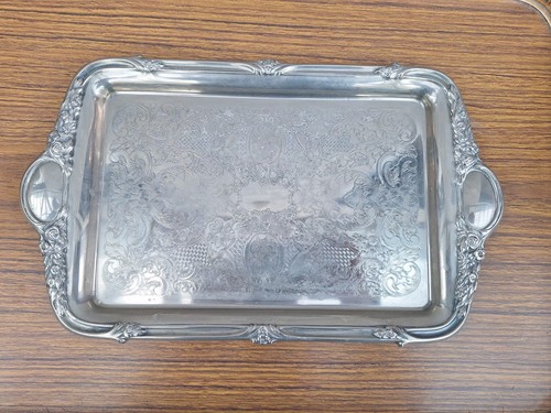 Vintage ornate silver - silver, plated