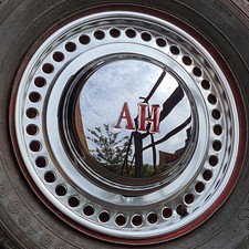 Austin Healey Sprite Wheel Trim Set of 4– Exclusive Round Hole Design.