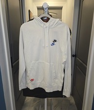 Nike Hoodie Mens White Triple
