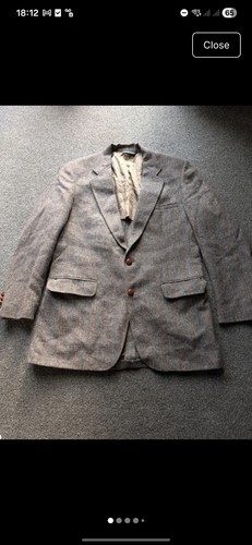 Harris tweed blazer 100 - 80's,