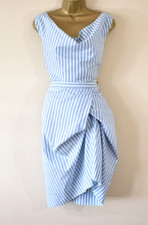 VIVIENNE WESTWOOD RUNWAY Striped Co-Ord UK 14 Hitched Shirt & Top Suit Wedding