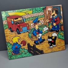 Vintage Postman Pat Wooden