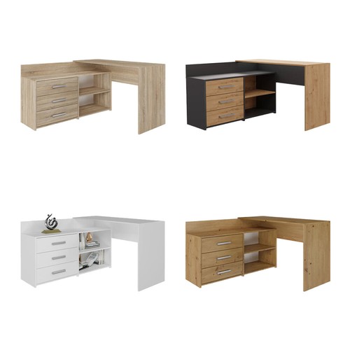 Modern shaped corner desk - modern,