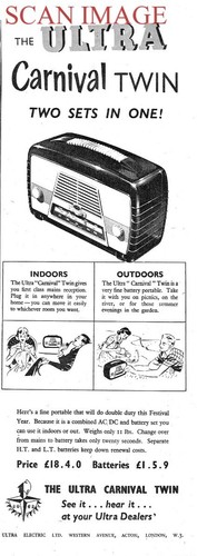 1951 advert ultra carnival - 1951,