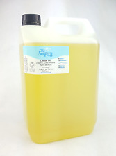 Castor Oil Organic 5 Litres - Natural Carrier Base Oil Cold Pressed 100% Pure