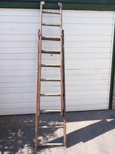 Vintage wooden ladders - , 6ft