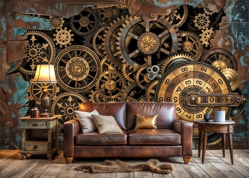 Vintage steampunk retro metal - steampunk,