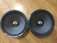 2x 15 inch Gemini speaker cones (blown) pd/turbosound/sub/mid/