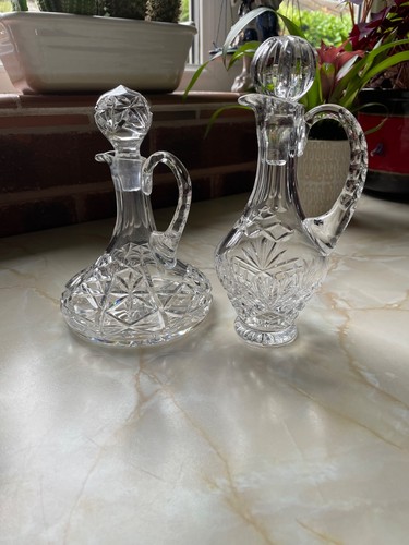 Cut crystal oil vinegar - crystal, oil/vinegar
