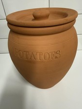10" Ceramic POTATOES Storage