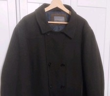 John Rocha Pea Coat XL Brown