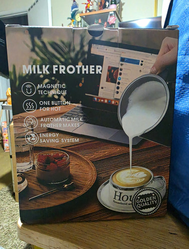 Electric milk frother warmer - electric,