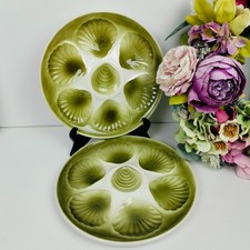 2 x Vintage French Green &