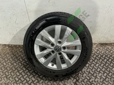 2012 VOLKSWAGEN TRANSPORTER 16" ALLOY WHEEL AND TYRE 205/65/16 7E0601025N