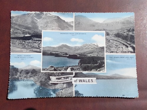 Mountains wales postcard - mountains,