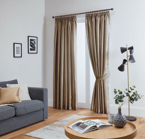 Faux silk curtains - faux,