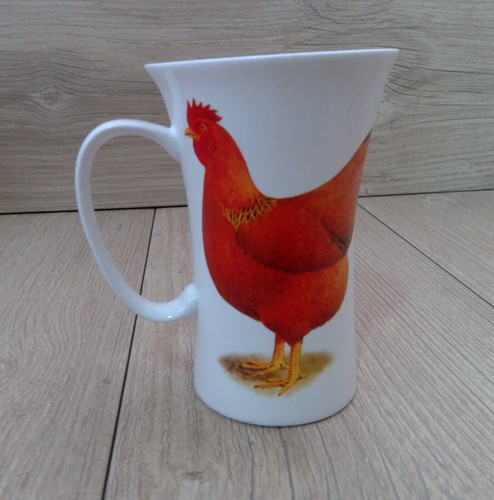 Cockerel red rooster mug - red,