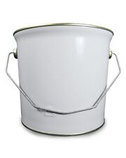 Empty 2.5 Litre Metal Paint Bucket Tin Can Complete With Lid
