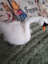 retired hansa white swan  