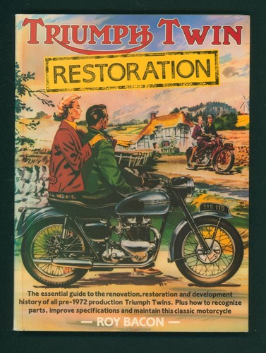 Triumph twin restoration book - triumph,
