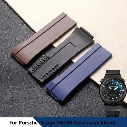 20mm rubber watch band - rubber, strap