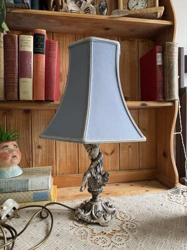 Vintage table lamp silver - lamp,
