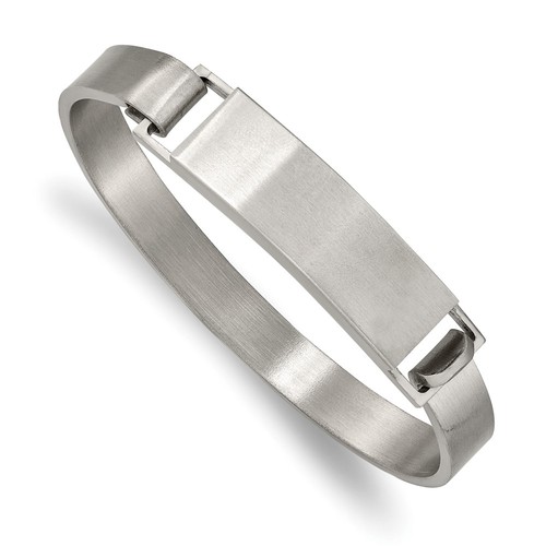 Stainless steel brushed 8mm - steel, 7.8mm