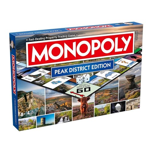 Peak district monopoly board - monopoly,