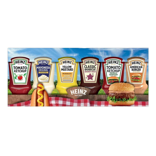 Heinz squeezy mix sauces - mix,