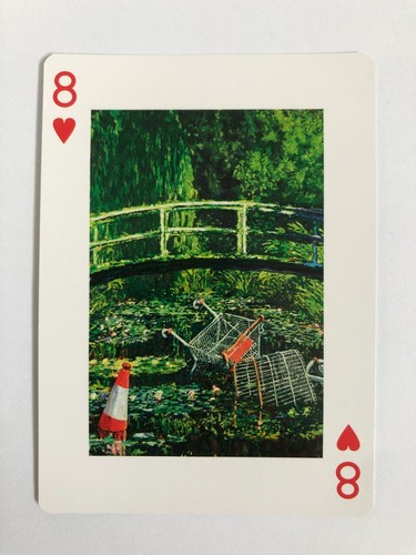 Monet japan bridge - monet, banksy