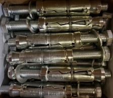 25x Bolt Shield Anchor Heavy Duty Masonry Wall Fixing Brick Rawl Plug M12 X120