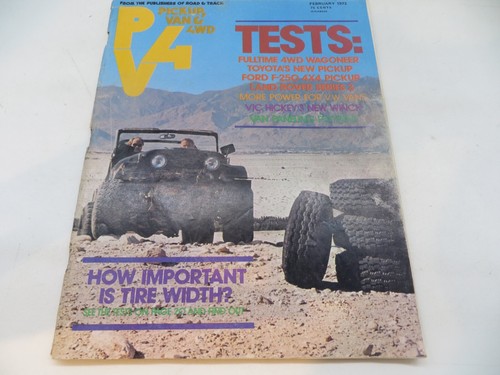 Pv4 pickup van - &, magazine
