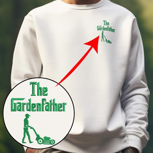 The garden father embroidered - the,