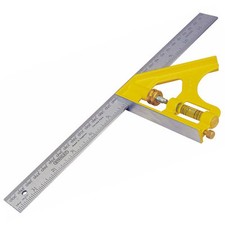 STANLEY 12" (305mm) Metal Engineers Combination Cast Square With Scriber 246028