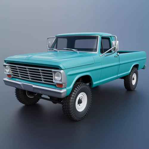 Printed body shell - 3d, 1/10