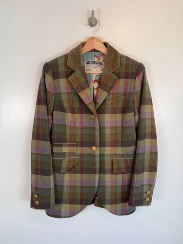 Joules tweed blazer size - joules,