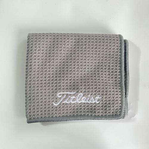 Gray golf towel - towel, cotton