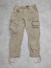 Vtg Polo Ralph Lauren Trousers Mens W36 L28 Army Cargo Utility Paratrooper Y2K