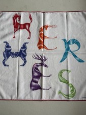 Hermès  Faune Lettrée Handkerchief Pocket Square 