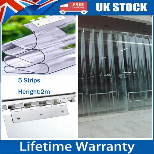 Pvc strip curtain plastic - 2m,