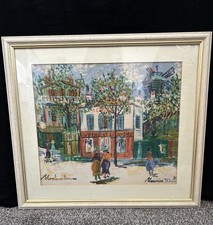 Maurice Utrillo Vintage Framed