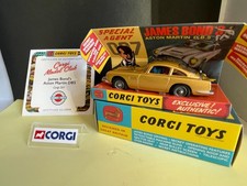 Corgi Re Issue 261 James Bond Aston Martin New Boxed With Certificate and Sign