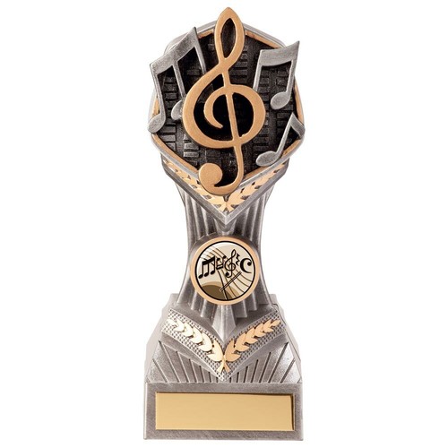 Music trophies performance - music,