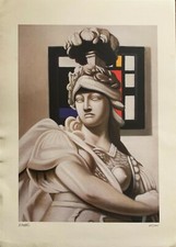 Alessandro Paternò silkscreen the Goddess 67x48 signed numbered perfect