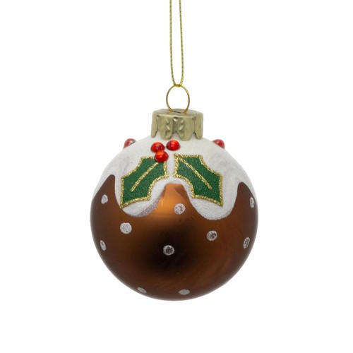 Christmas pudding bauble - pudding, |