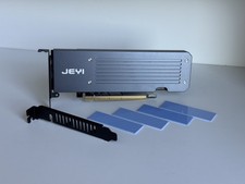 JEYI iHyper-Pro PCIe X16 to 4X NVME m.2 Disk RAID Card Array Expansion Card low