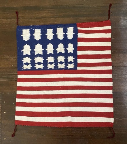 Vintage navajo american flag - american,