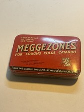 Vintage Meggezones Tin Coughs