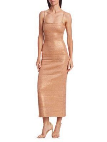 Herve leger rose metallic - leger,