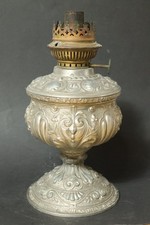 Old oil lamp table - old,